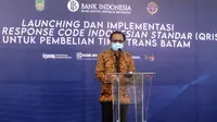 BI  Kantor Perwakilan Provinsi Kepri bersama Pemerintah Kota Batam meluncurkan Quick Response Indonesian Standard (QRIS) untuk sistem pembayaran Trans Batam.