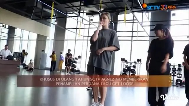 Agnez Mo gladi resik Malam Puncak HUT SCTV 33 XtraOrdinary (Foto: Youtube SCTV)