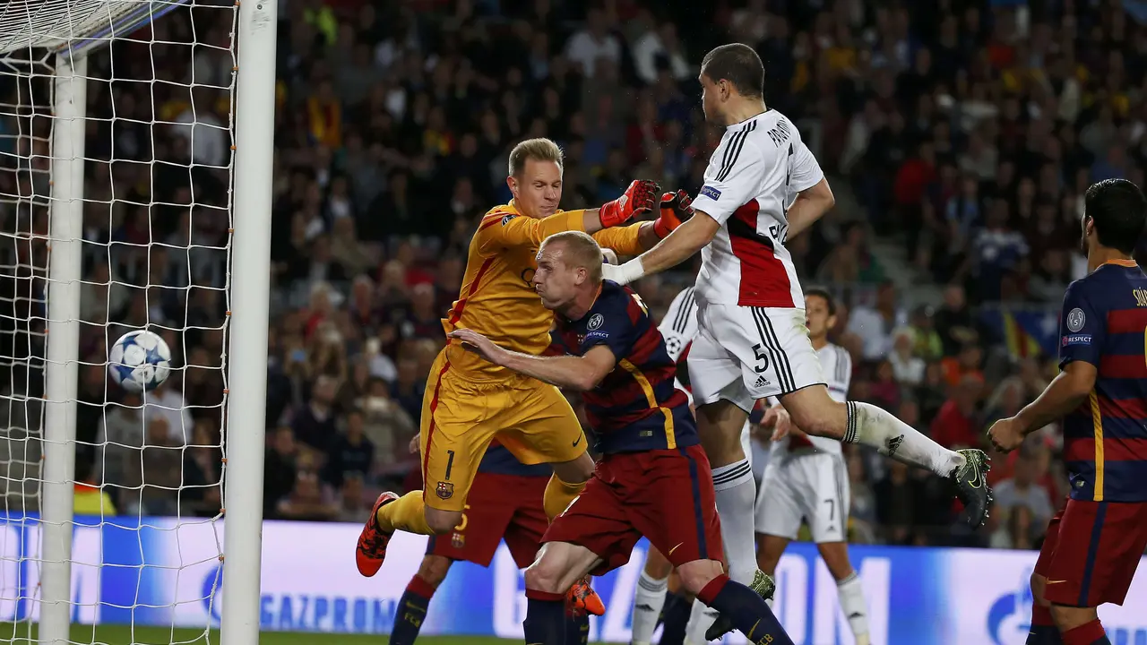 Barcelona Vs Leverkusen (Liputan6.com)
