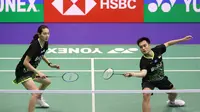 Ganda campuran Indonesia, Hafiz Faizal/Gloria Emanuelle Widjaja berlaga di kejuaraan Hong Kong Terbuka 2019. (Dok. Badminton.org)