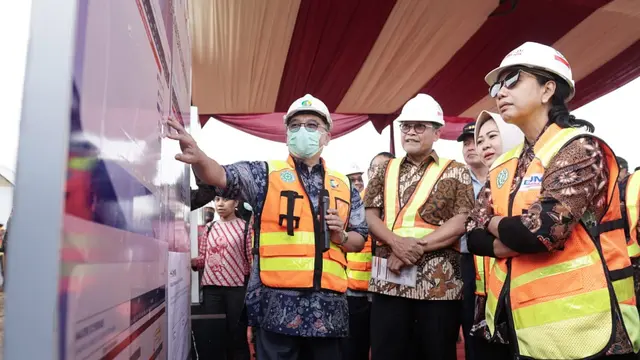 Menteri BUMN di Bandara Jenderal Besar Soedirman