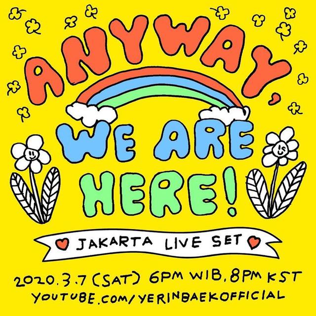 Baek Yerin menghibur penggemar Indonesia (Instagram/ yerin_the_genuine)