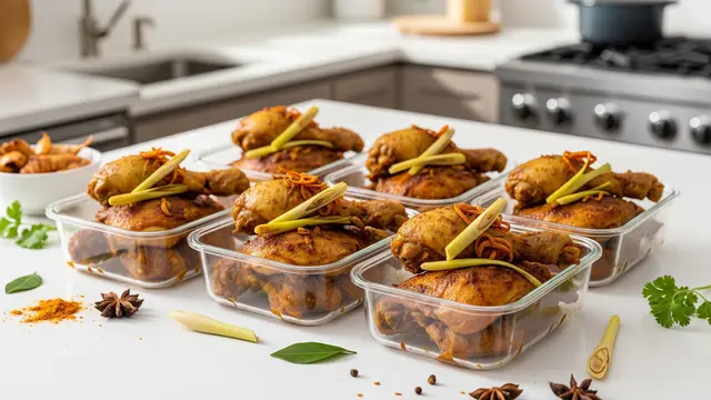 Cara Membuat Ayam Ungkep agar Awet Disimpan di Freezer/AI Generated