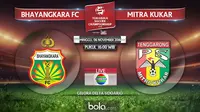 Bhayangkara FC Vs Mitra Kukar (Bola.com/Adreanus Titus)