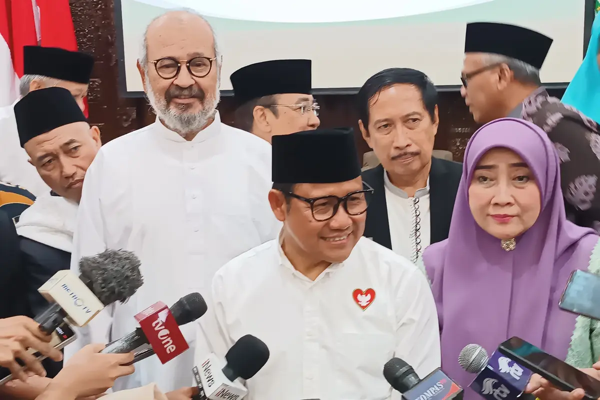 Calon Wakil Presiden (Cawapres) nomor urut 1, Muhaimin Iskandar alias Cak Imin.