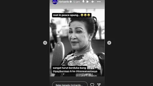 Ibunda Pay Burman Dikabarkan Meninggal Dunia. (instagram.com/rioricardo)