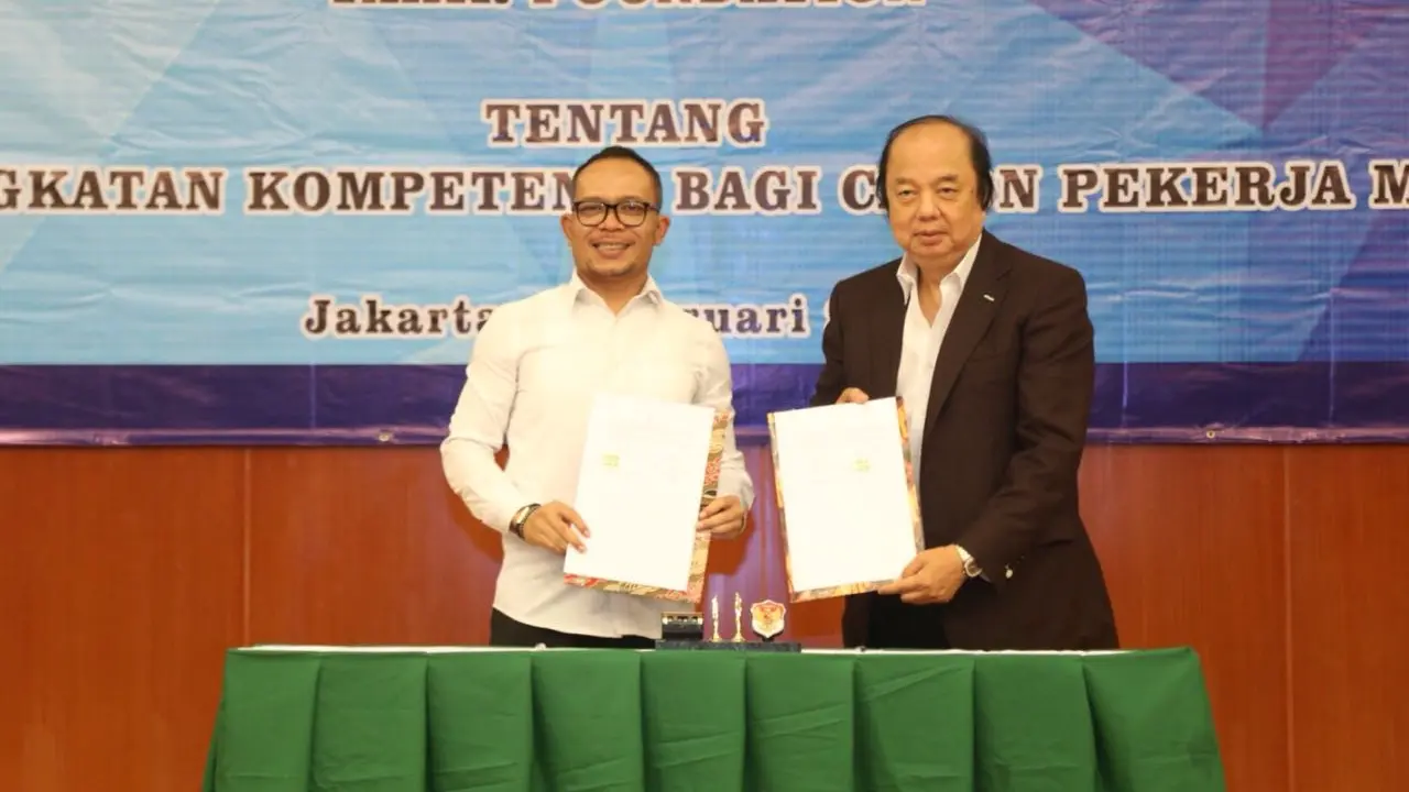 Kemnaker-Tahir Foundation Kerja Sama Tingkatkan Kompetensi Calon Pekerja Migran Indonesia