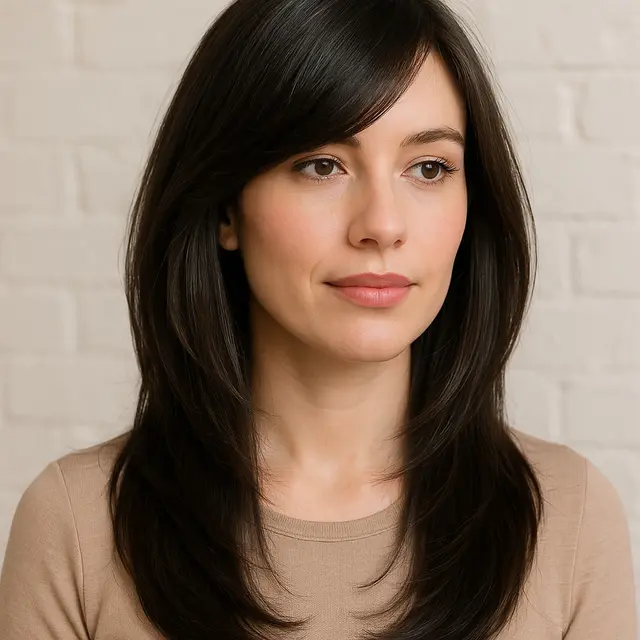 Model Rambut untuk Dagu Panjang