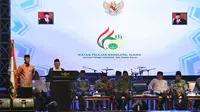 Wapres Ma'ruf Amin menghadiri acara Maulid dan Tasyakur Hari Lahir Ikatan Pelajar Nahdlatul Ulama (IPNU) Ke-66 di Jakarta Selatan, Minggu (23/2/2020). (Merdeka.com)