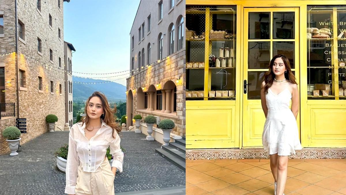 6 Inspirasi Padu Padan Baju Warna Putih ala Salshabilla Adriani, Simple