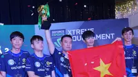 Team Next Gen Aorus juara 1 Dota 2 di GEXT 2017 SEA Finals. (Doc: Nvidia)