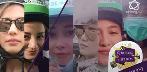 Jalanan Jakarta yang super macet membuat beberapa artis memilih naik ojek online. Mereka pun mengabadikan gaya mereka saat duduk di atas Ojol. Siapa saja ya mereka dan bagaimana gayanya?
