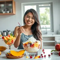 resep es buah segar ©Ilustrasi dibuat AI