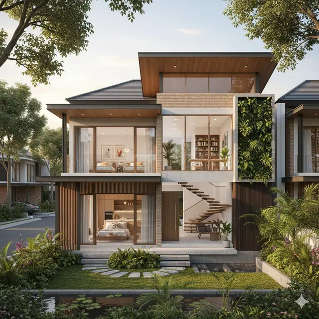 Model Rumah Tumbuh ke Atas