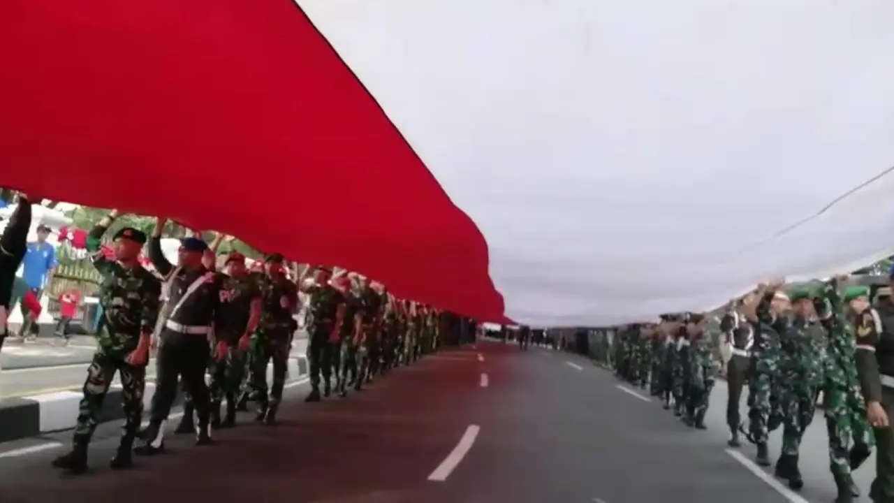 Kirab Bendera Merah Putih di Kota Bogor
