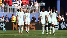 Selebrasi Kylian Mbappe saat membantu Prancis mengalahkan Maroko di perempat final Piala Dunia 2026 (AFP)