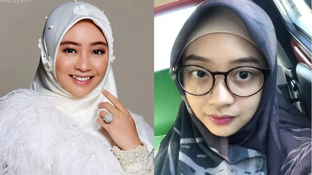 6 Beda Penampilan Jebolan D'Academy Pakai dan Tanpa Makeup, Bikin Pangling