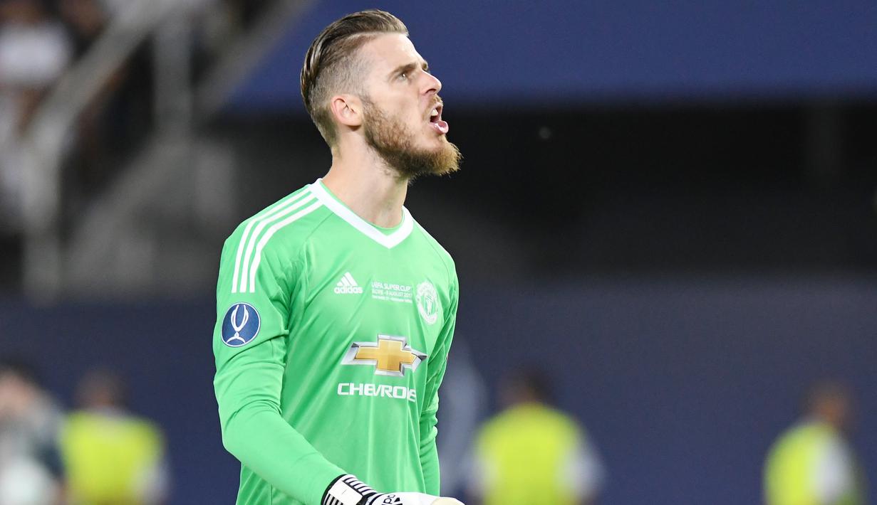 3. David de Gea (Spanyol) - Manchester United. (AFP/Robert Atanasovski)