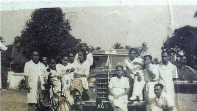 Tim medis Rumah Sakit Pare masa lampau.