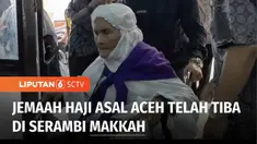 Jemaah haji Aceh yang tergabung dalam kloter dua tiba di Bandara Internasional Sultan Iskandar Muda. Selama pelaksanaan ibadah haji di Arab Saudi, delapan jemaah asal Aceh wafat di tanah suci.