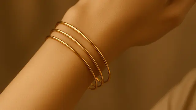 Model Gelang Emas Bertumpuk 2 Gram