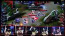 Layar saat tim e-Sports, Onic, melawan Louvre pada Grand Final Turnamen Mobile Legends: Bang Bang Profesional League (MPL) Indonesia Season 3 di Britama Arena, Jakarta, Jumat (3/5). Onic menang 3-0 atas Louvre. (Bola.com/Vitalis Yogi Trisna)