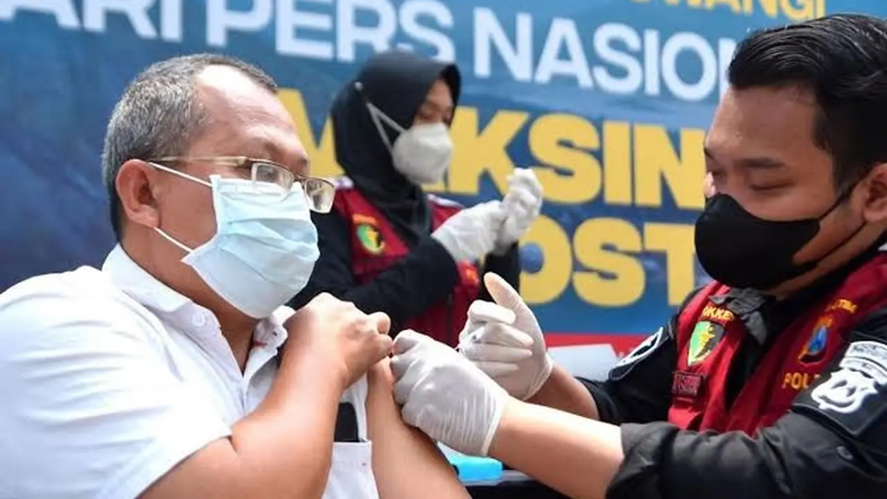 Pelaksanaan vaksinasi boster di Banyuwangi (Istimewa)