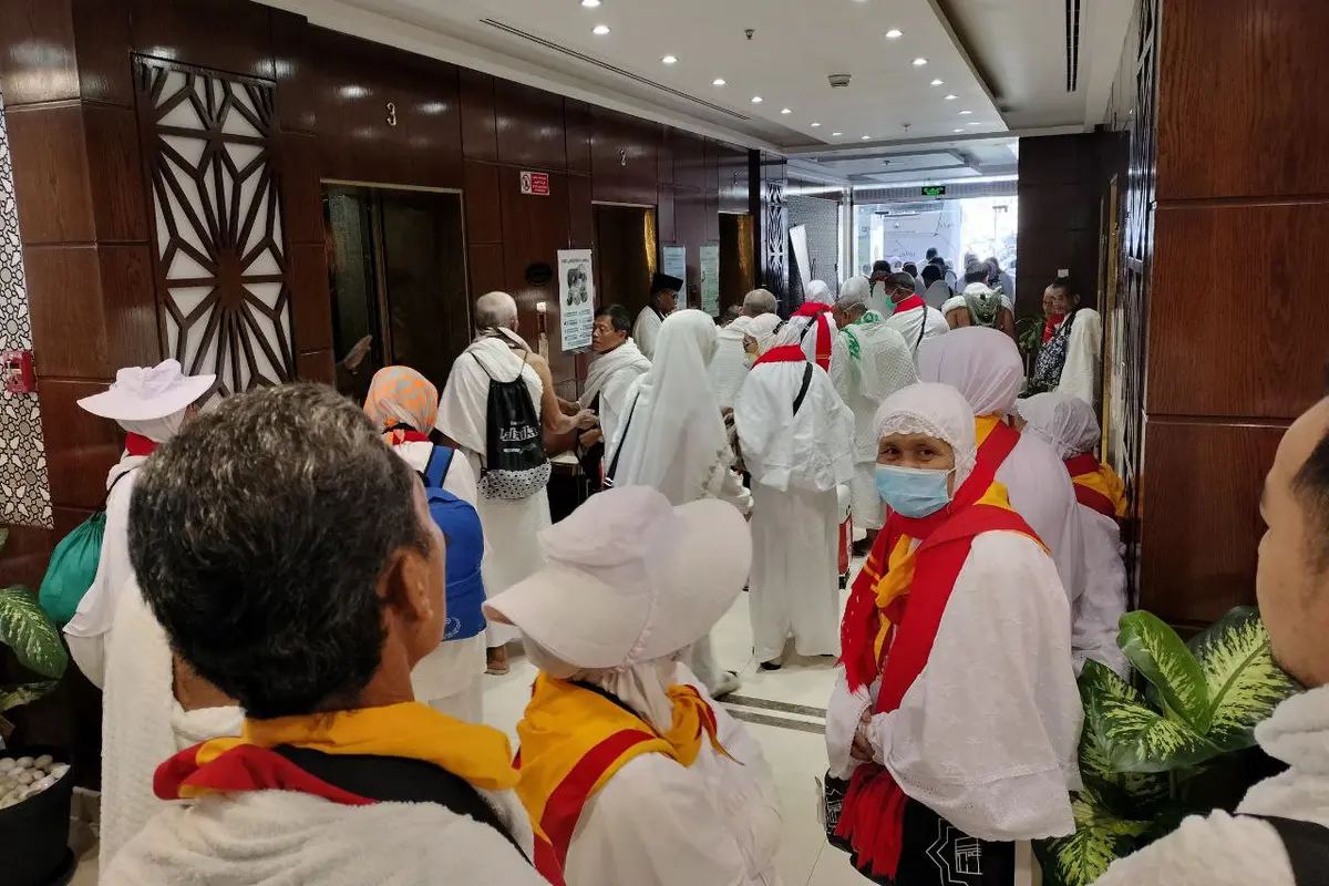 Jemaah Haji Bergerak ke Makkah