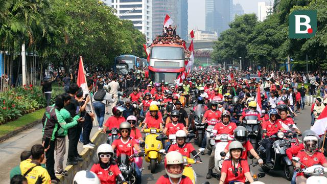 Parade Kemenangan Timnas Indonesia U-22