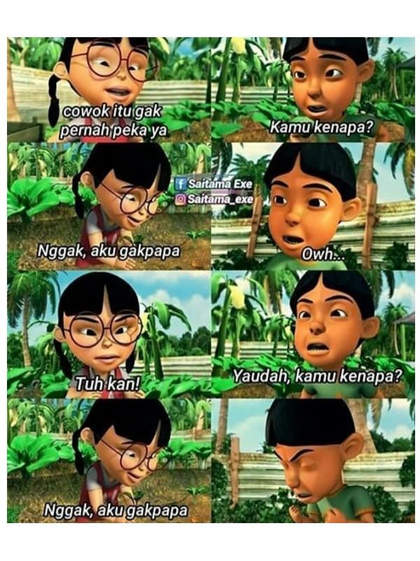 Meme kisah cinta Mail dan Mei Mei (Sumber: Facebook/Mael Bin Ismael)