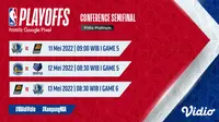 Jangan Ketinggalan, Live Streaming NBA Playoff Conference Semifinal di Vidio Pekan Ini. (Sumber : dok. vidio.com)