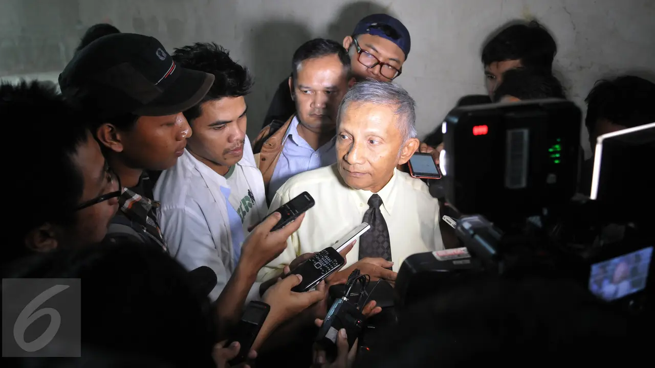 Ketua Dewan Kehormatan Partai Amanat Nasional (PAN) Amien Rais.