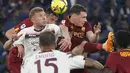 AS Roma kembali gagal mendulang poin penuh dalam enam laga terakhir Liga Italia 2022/2023. (AP Photo/Alessandra Tarantino)