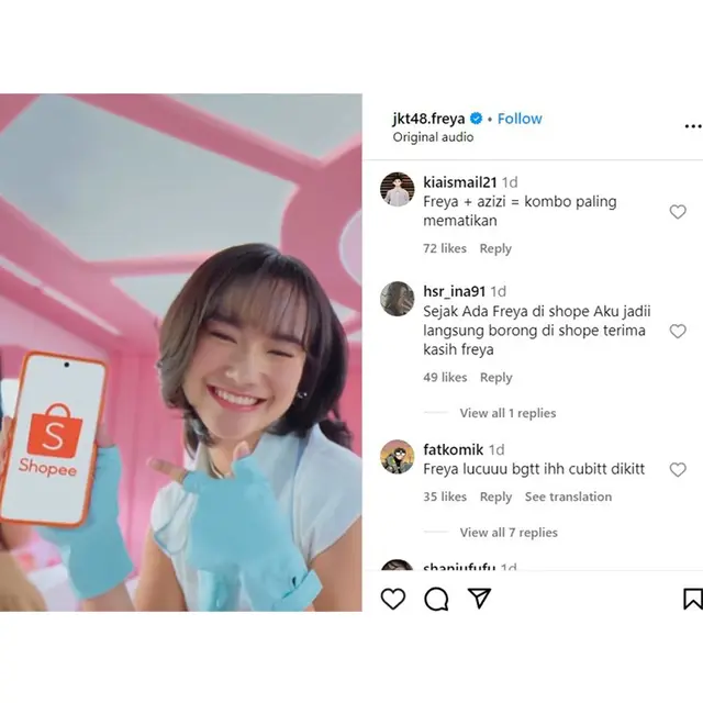 Intip Profil 4 Member Cantik JKT48 yang Jadi Bintang Iklan Shopee 11.11 Big Sale, Bikin Heboh Netizen!