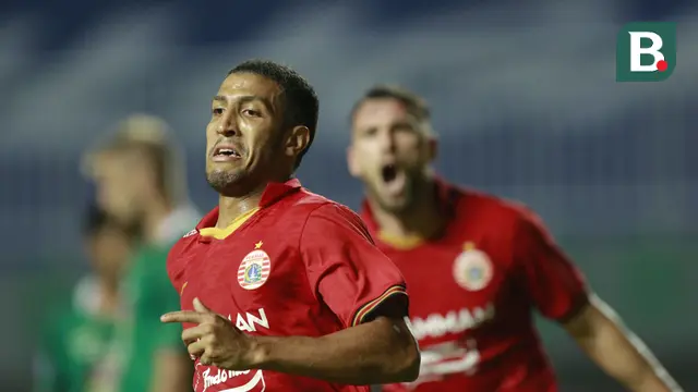 Foto: Yann Motta Bawa Persija Unggul Sementara atas PSS di Pertandingan BRI Liga 1