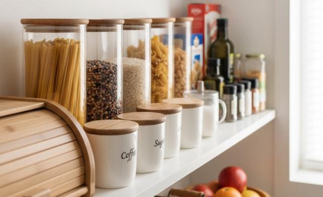 Ilustrasi Menyimpan Makanan (Sumber: Gemini AI)