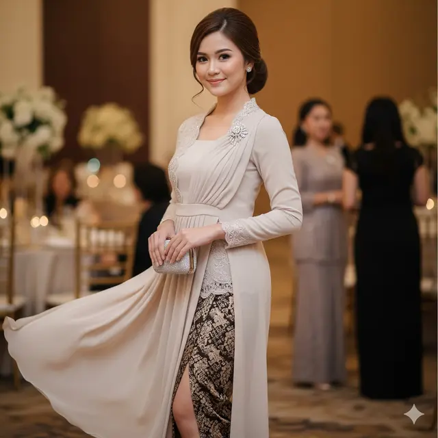 Kebaya Encim dengan Slit