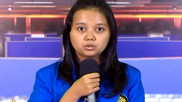 Mega Sonia Peserta Presenter Liputan6 di Indonesia Broadcaster Expo 2013