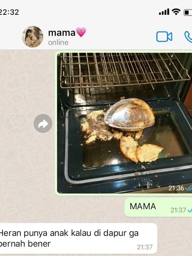 6 Chat Anak Lapor Mama Saat Gagal Masak Ini Bikin Senyum Tipis