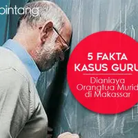Lapor orangtua setelah mendapat perlakuan tak meyenangkan dari guru, orangtua murid di Makassar ini aniaya guru hingga bersimbah darah. (Via: 