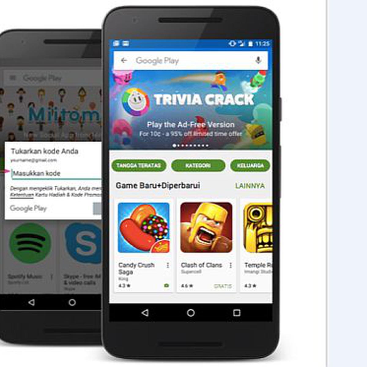 Resmi Meluncur, Kode Voucher Google Play Dijual di Indomaret ...