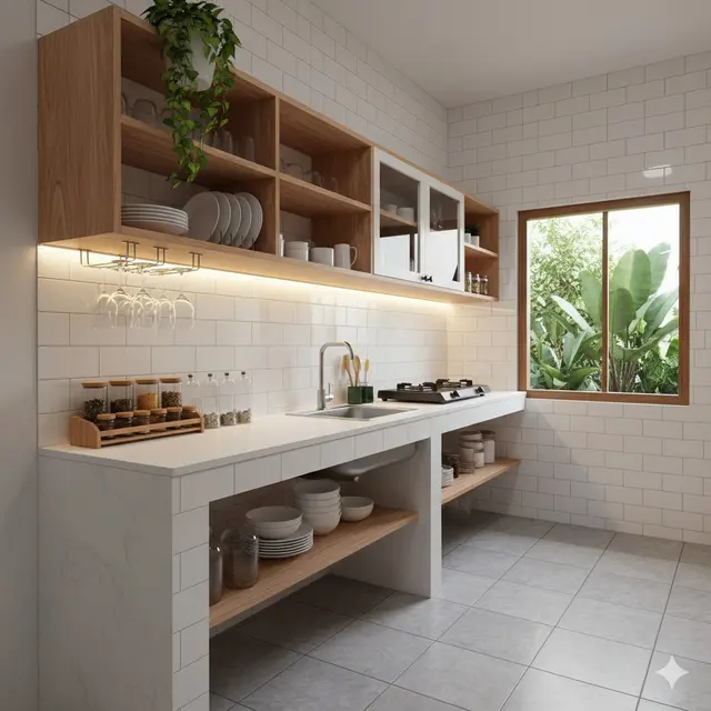 Model Dapur Minim Perabot