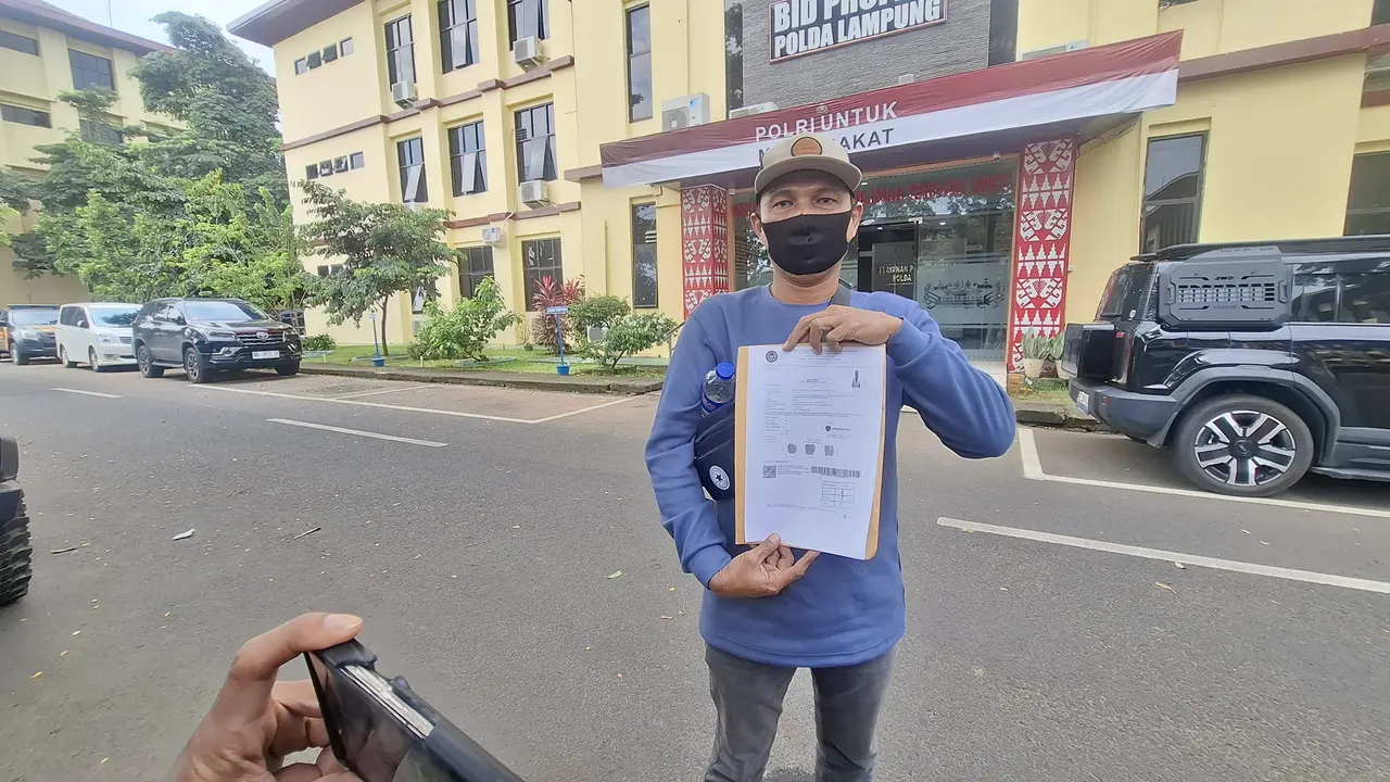 Eks Napiter di Lampung berinisial JMD. (Liputan6.com/Ardi Munthe)
