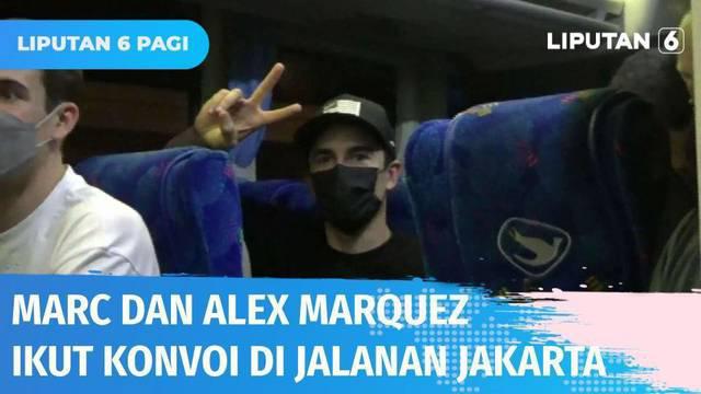 Tiba di Indonesia, Marc dan Alex Marquez dapat sambutan hangat dari penggemar. Nantinya Marquez bersaudara ini serta 18 pembalap MotoGP lainnya akan dilepas Presiden Jokowi dan konvoi di jalanan Jakarta.