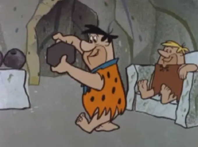 Fred Flintstone (Capture/Anita Ferrabone)