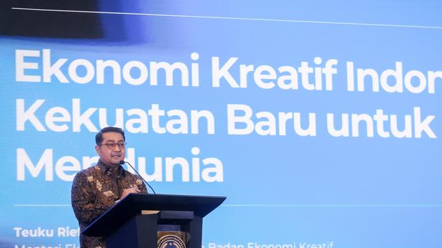 Menteri Ekonomi Kreatif/Kepala Badan Ekonomi Kreatif (MenEkraf/KaBekraf) Teuku Riefky Harsya. (dok Kementerian Ekonomi Kreatif)