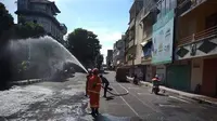 Cegah Covid-19, 40 Ribu Liter Disinfektan Disemprotkan di Klungkung
