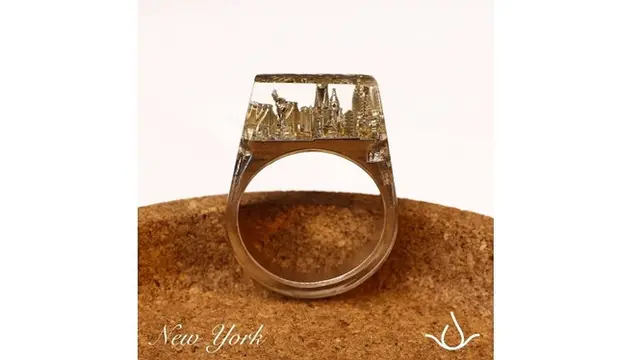 7 Desain Minatur Kota Pada Cincin Ini Keren Banget