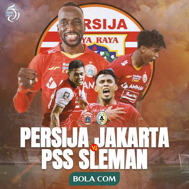 BRI Liga 1 - 4 Pemain Kunci Persija Jakarta yang Bisa Membenamkan PSS Sleman