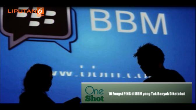  OneShot 10 Fungsi PING  di BBM  yang Tak Banyak Diketahui 